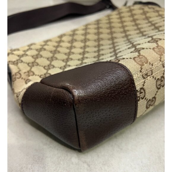 Vintage GUCCI GG Fabric Shoulder Cross Body Bag - Picture 8 of 14